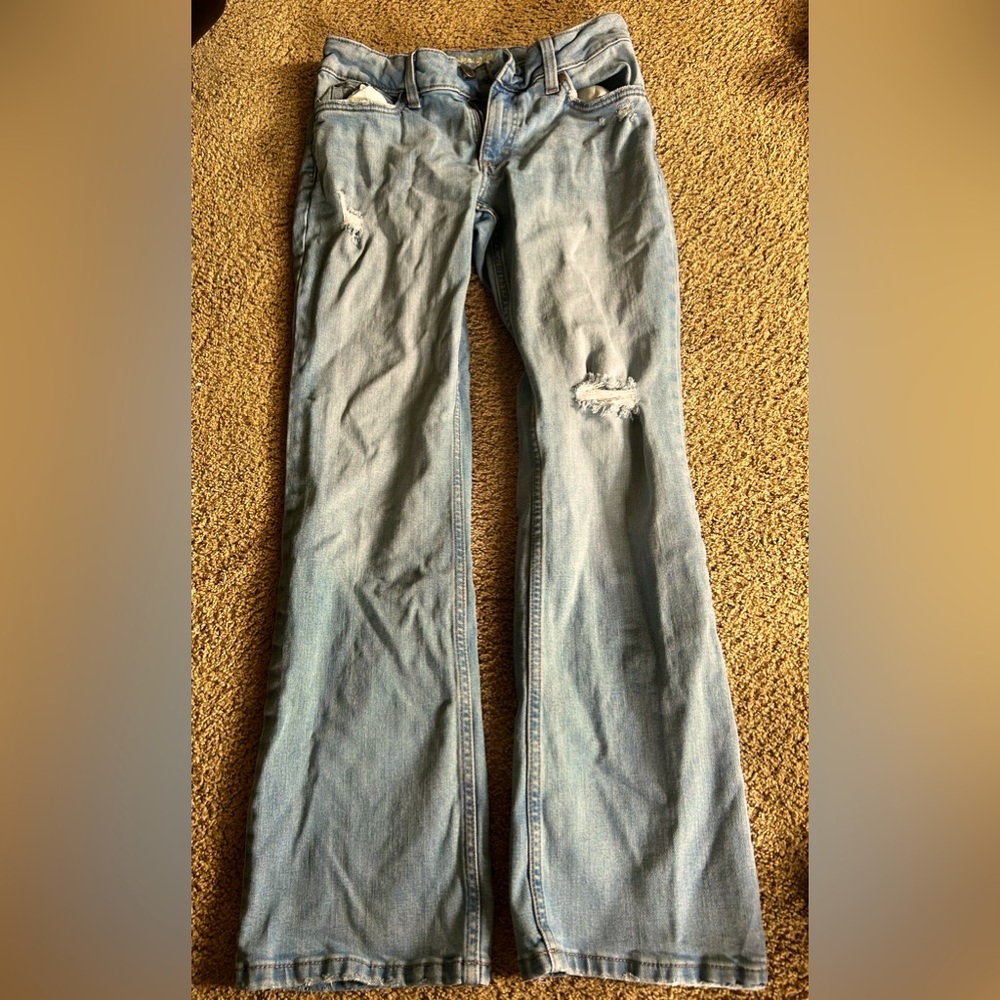 Women’s Wrangler Distressed Bootcut Jeans, 29x32